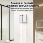 Liectroux S9 - robot per la pulizia dei vetri, con 2 spazzole a rulli, spray pompa dell'acqua a 6 vie, motore brushless, aspirazione 9KPa, impianti senza telaio, 8 microinterruttori, corda di sicurezza e cavo di alimentazione 2 in 1, app e telecomando, prompt vocali - immagine 6